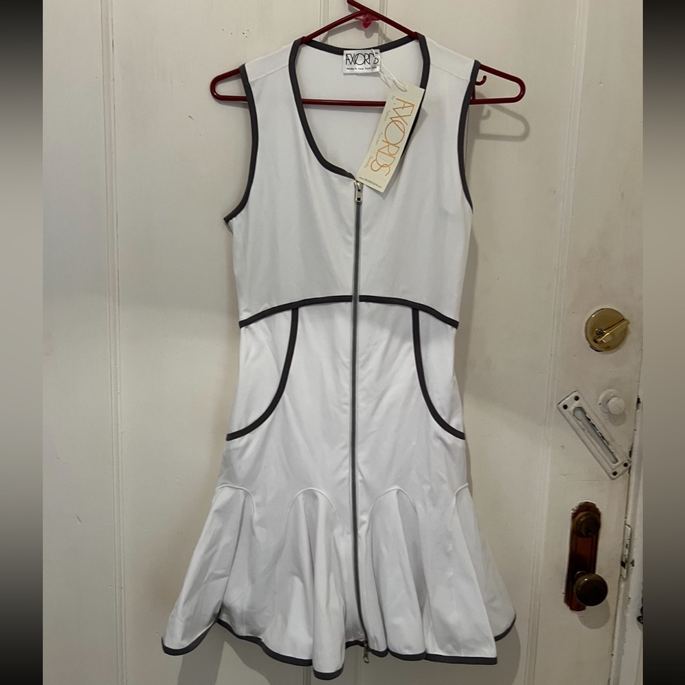 F.Words Fabulous TENNIS 🎾 Dress NWT! with Skort Ash Black